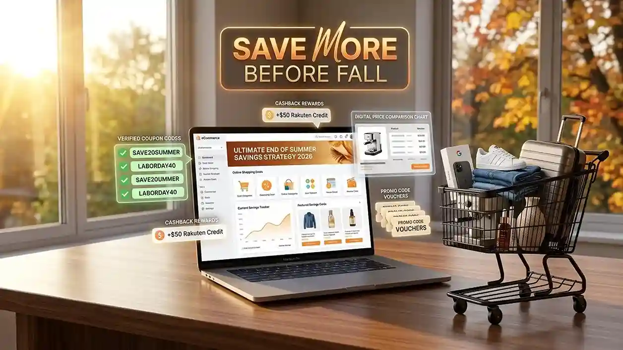 Ultimate End of Summer Savings Strategy 2026: Coupons, Cashback & Smart Shopping Tips